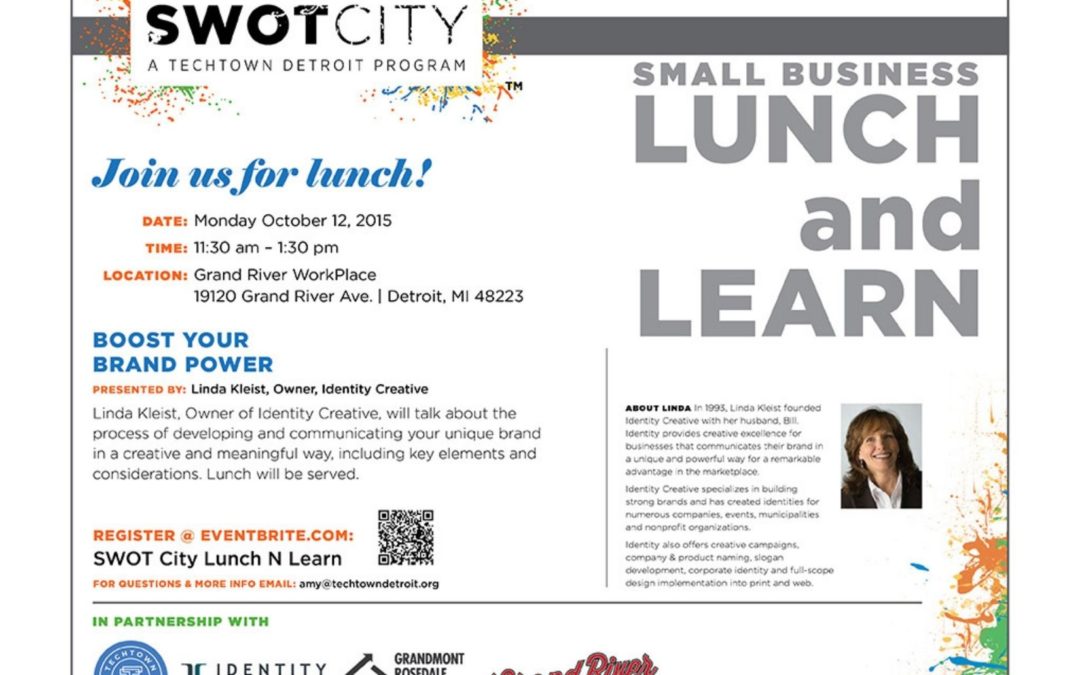 SWOT City Tech Town Detroit- Small Business Branding
