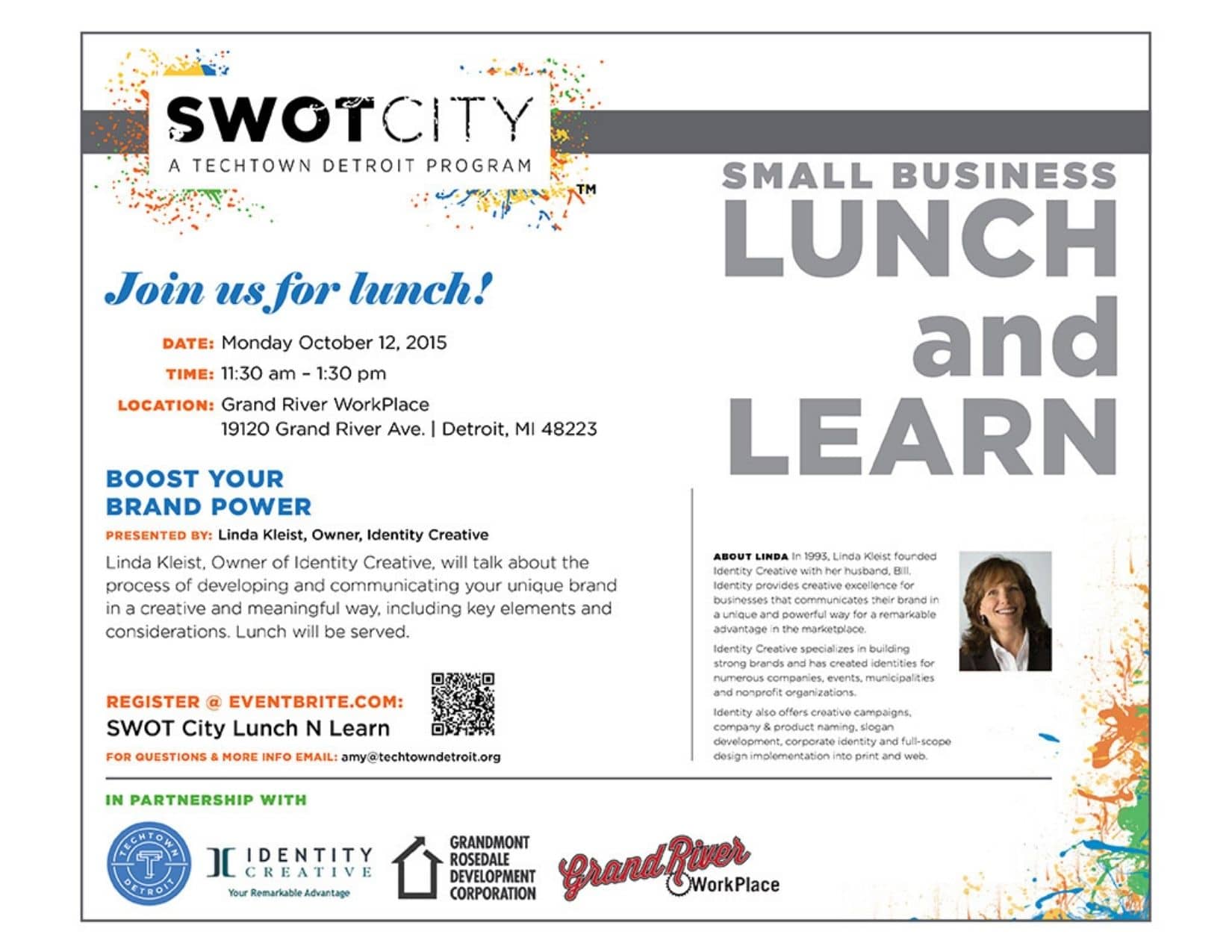 SWOT City Tech Town Detroit – Small Business Branding