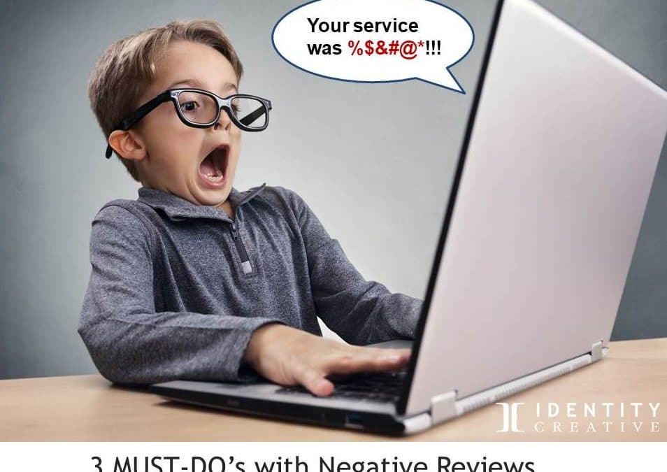3 Brand Must-Dos for Negative Reviews