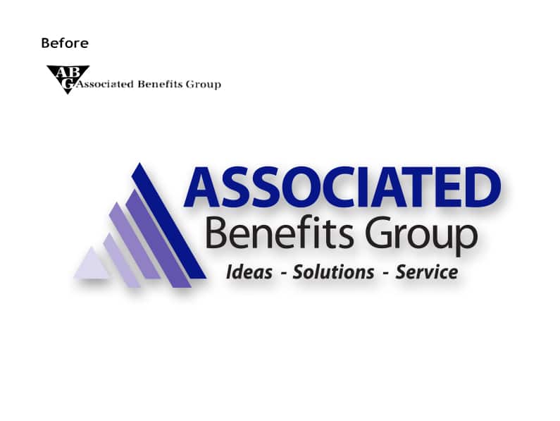 Associated Benefits Brand Logo Before and After